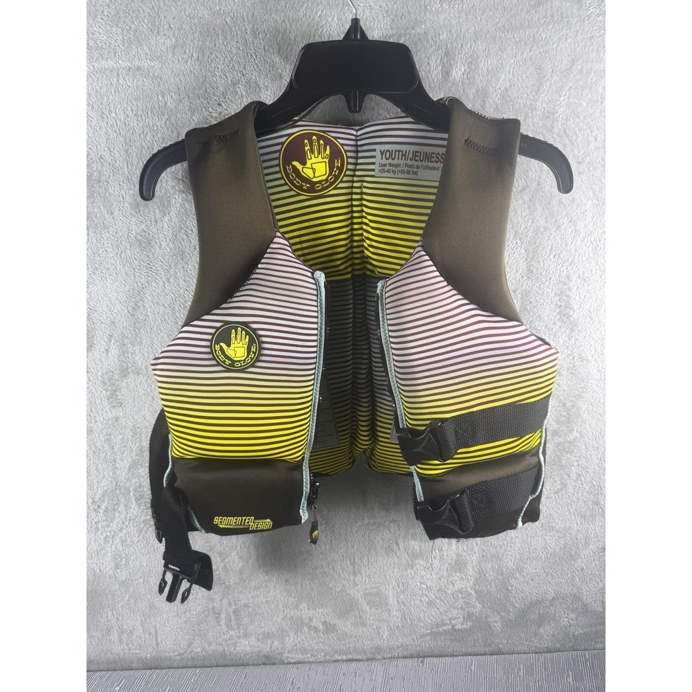 Body Glove Youth Life Jacket Vest 55-88 Lb Neoprene PFD Level 70 USCG Striped